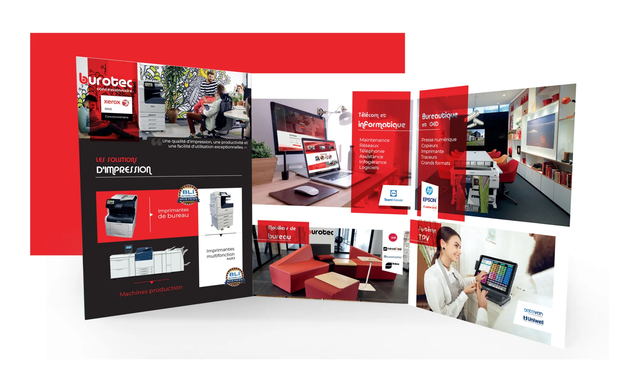 Agence graphics création plaquette commerciale