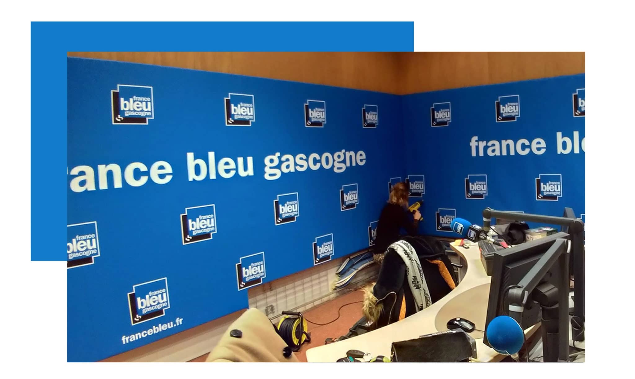 impression et graphisme bâche tendu mural