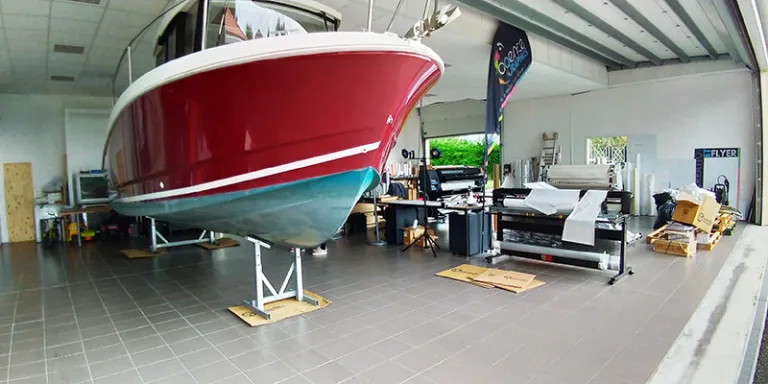 Agence Graphics Wrapping Covering Bateau Jeanneau Biscarrosse Arcachon Sanguinet Capbreton Bayonne Sete Collioure Argeles Sur Mer Mimizan