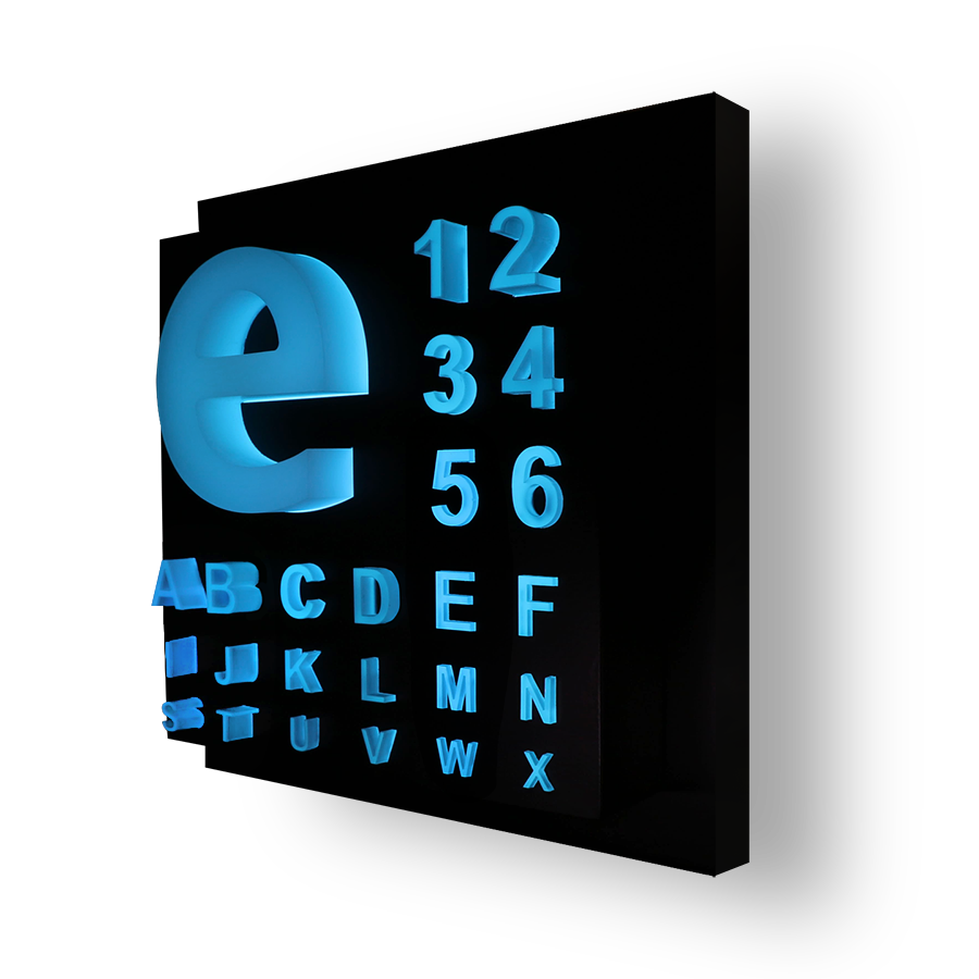 chiffre lettre relief bloc led plexi eclairage chant face chiffre lettre relief bloc led plexi eclairage chant face